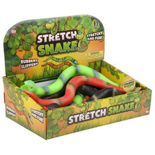 Load image into Gallery viewer, 15&quot; Black Squishy Stretchy Snake - Buy Fake Snakes