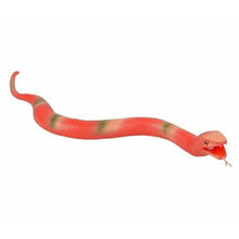 Load image into Gallery viewer, 15" Red Squishy Stretchy Snake - Buy Fake Snakes