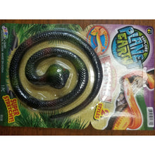 Load image into Gallery viewer, 22" Black Cobra Stretchy Wild River Snake - Buy Fake Snakes