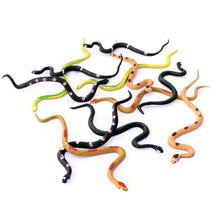 Load image into Gallery viewer, 7" Fake Plastic Snakes per Dozen (12) - Buy Fake Snakes