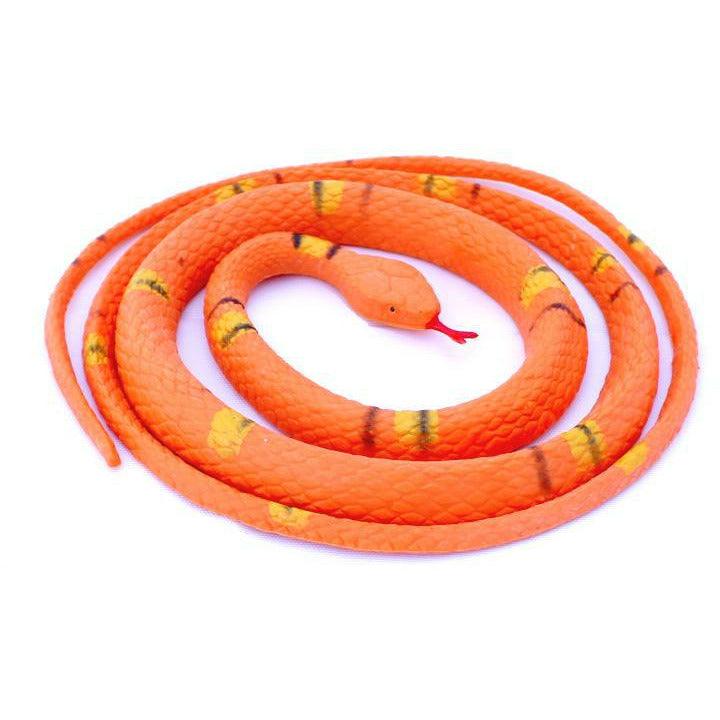 42" Orange and Black Vinyl Fake Snake Buy Fake Snakes