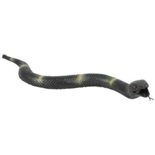 Load image into Gallery viewer, 15&quot; Black Squishy Stretchy Snake - Buy Fake Snakes