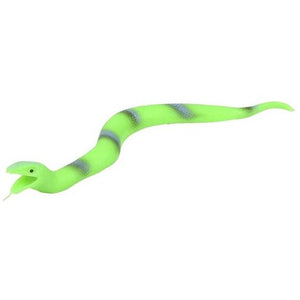 15" Green Squishy Stretchy Snake - Buy Fake Snakes