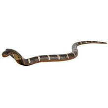 Load image into Gallery viewer, 26&quot; Poly Filled Dark Color Fake Cobra Snake - Buy Fake Snakes
