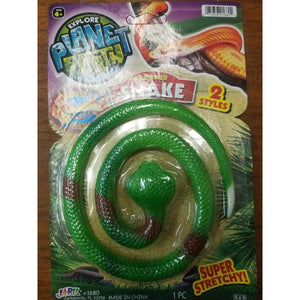 22" Green Cobra Stretchy Wild River Snake - Buy Fake Snakes