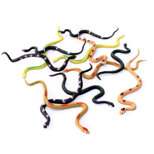 7" Fake Plastic Snakes per Dozen (12) - Buy Fake Snakes