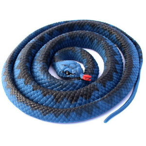 48" Blue Viper Rubber Snake