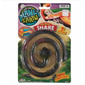 22" Black Cobra Stretchy Wild River Snake - Buy Fake Snakes